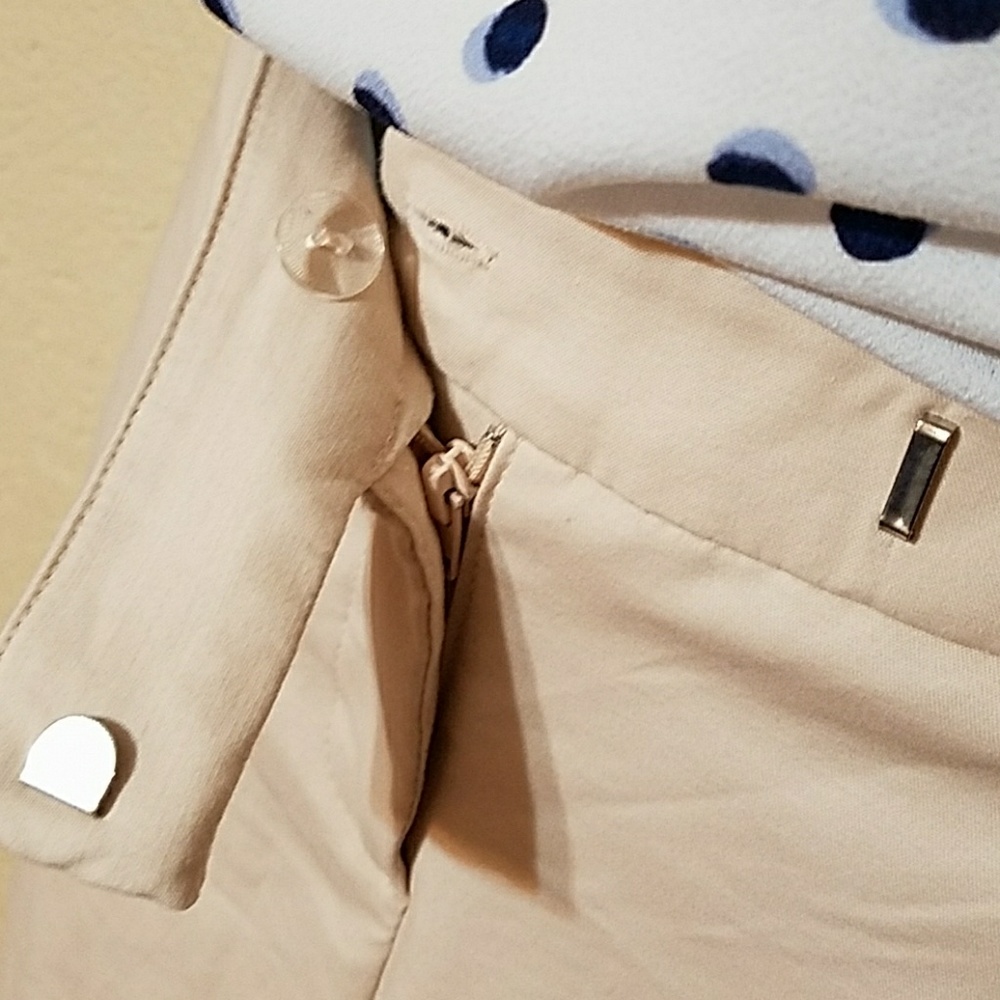 Cynthia Rowley flat front cropped ankle pant - Picture 3 of 7